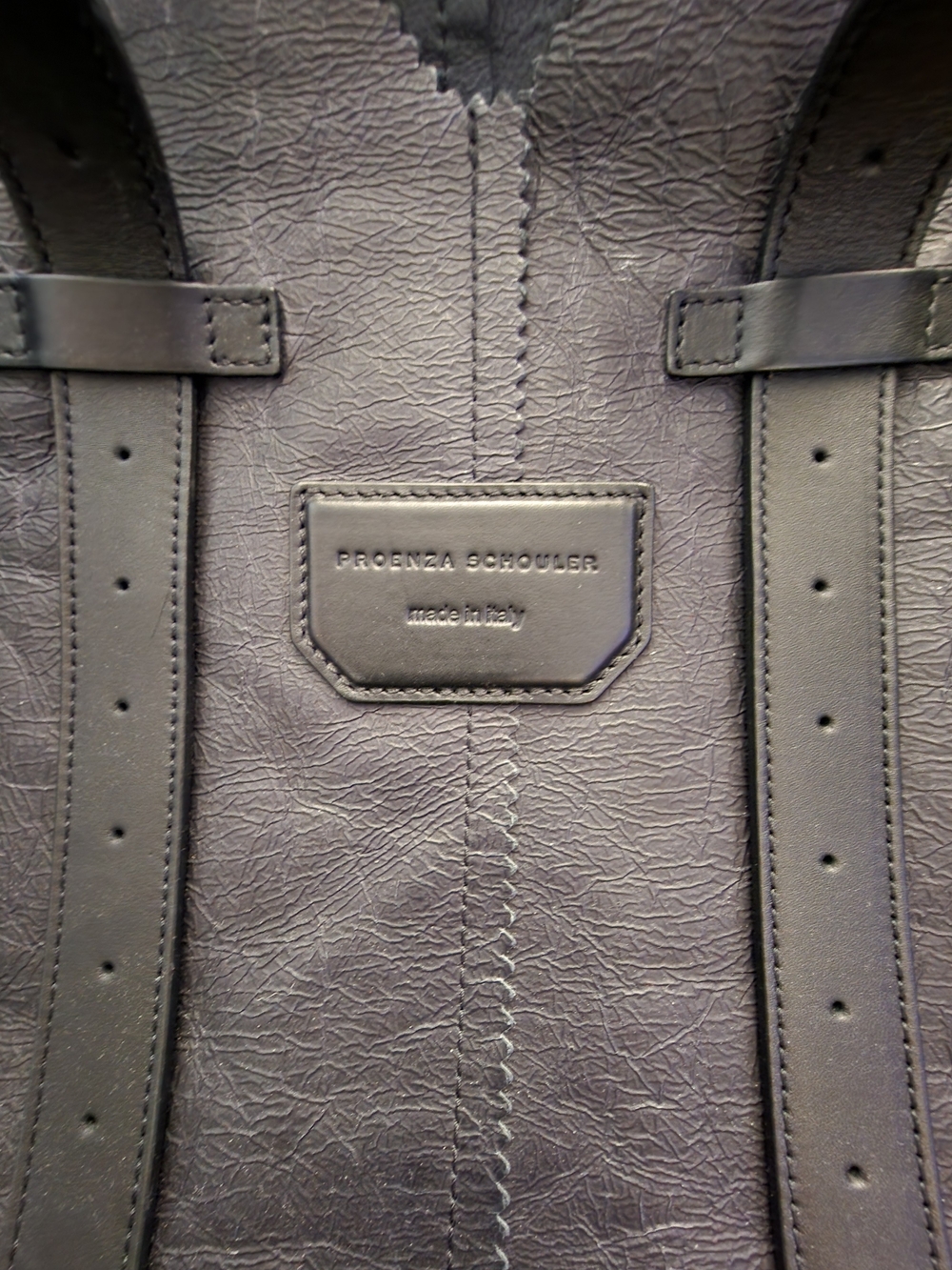 Proenza Schouler Leather "Paperbag" Design Shopper Tote, Vintage 2010 Collection - Picture 4 of 15